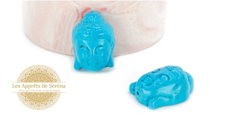 perle bouddha turquoise