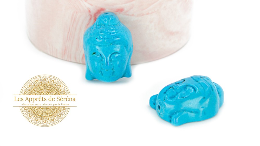 perle bouddha turquoise
