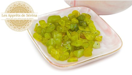 perles chips jade