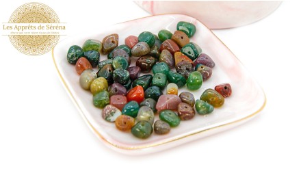 perles chips agate indienne