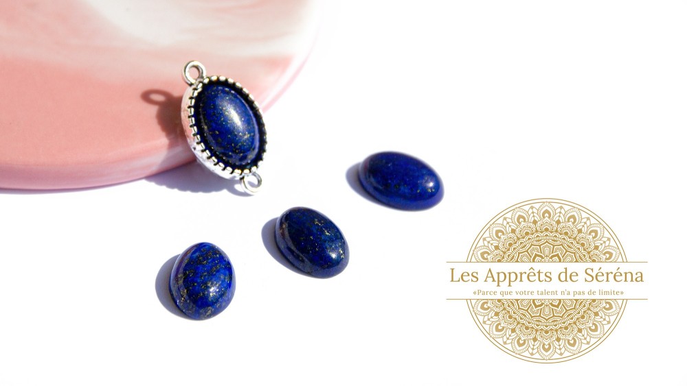cabochon lapis lazuli 14x10mm