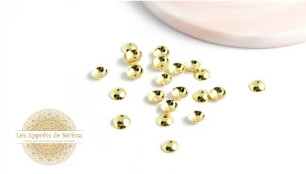 Coupelles pour perles 6mm